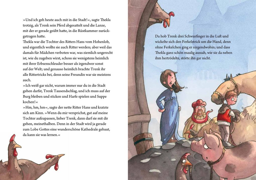 Weitere Ansicht: Der kleine Ritter Trenk und der Turmbau zu Babel | Kirsten Boie