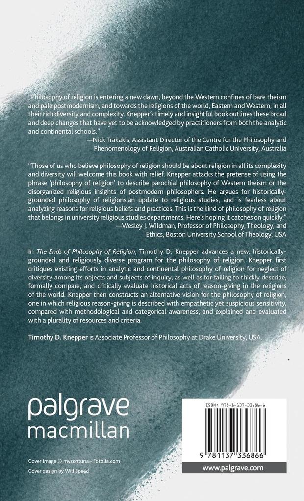 Weitere Ansicht: The Ends of Philosophy of Religion | T. Knepper, Timothy D. Knepper