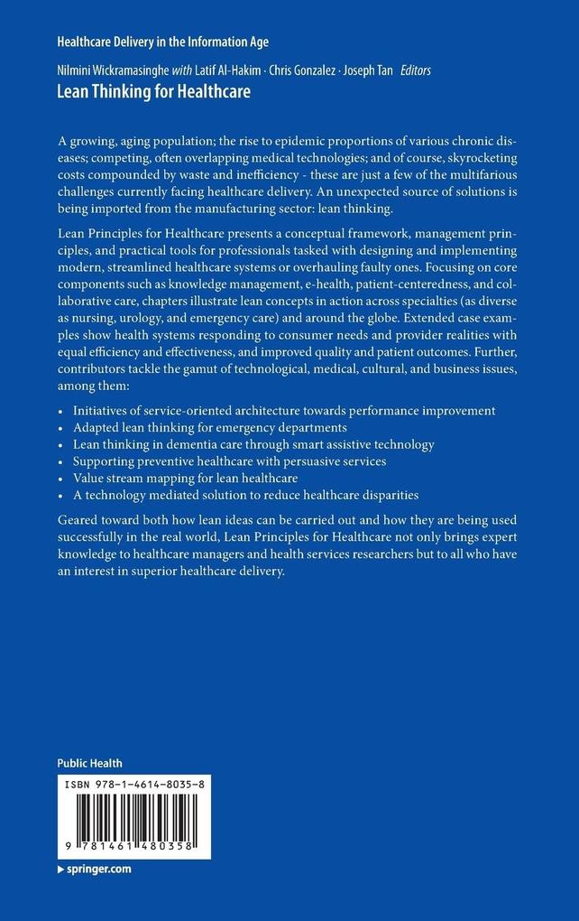 Weitere Ansicht: Lean Thinking for Healthcare