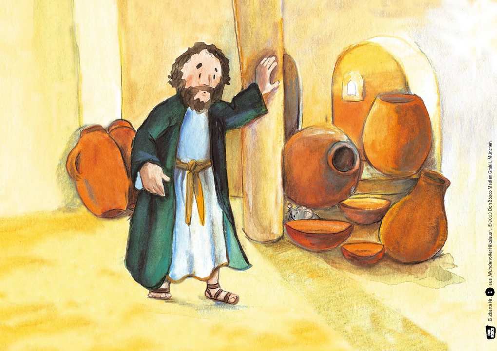 Weitere Ansicht: Wundervoller Nikolaus. Kamishibai Bildkartenset. | Bettina Herrmann, Sybille Wittmann