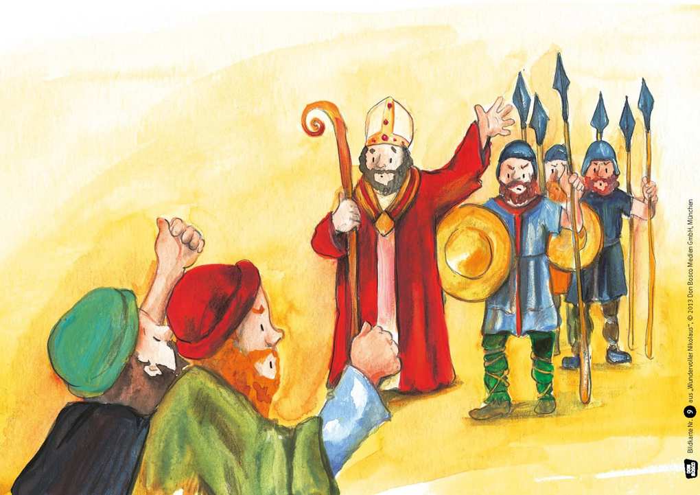 Weitere Ansicht: Wundervoller Nikolaus. Kamishibai Bildkartenset. | Bettina Herrmann, Sybille Wittmann