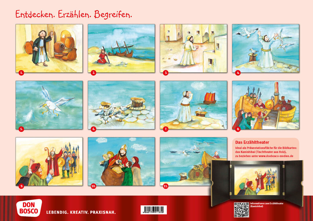 Weitere Ansicht: Wundervoller Nikolaus. Kamishibai Bildkartenset. | Bettina Herrmann, Sybille Wittmann