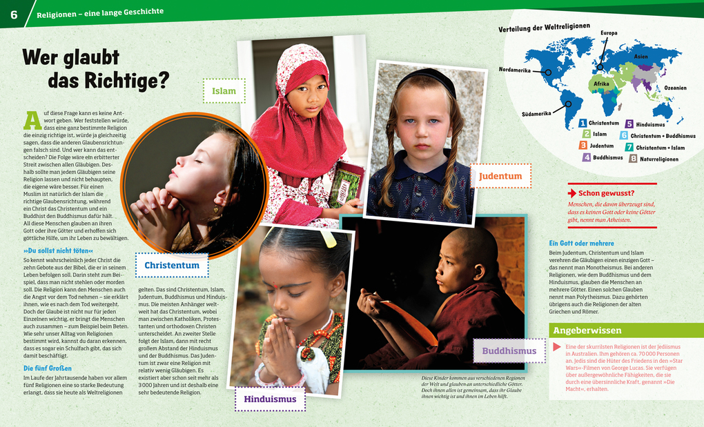 Weitere Ansicht: WAS IST WAS Band 105 Religionen. Woran wir glauben | Martina Gorgas