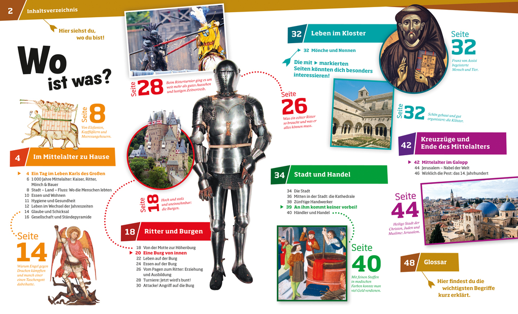 Weitere Ansicht: WAS IST WAS Band 118 Mittelalter. Die Welt der Kaiser, Edelleute und Bauern | Andrea Schaller