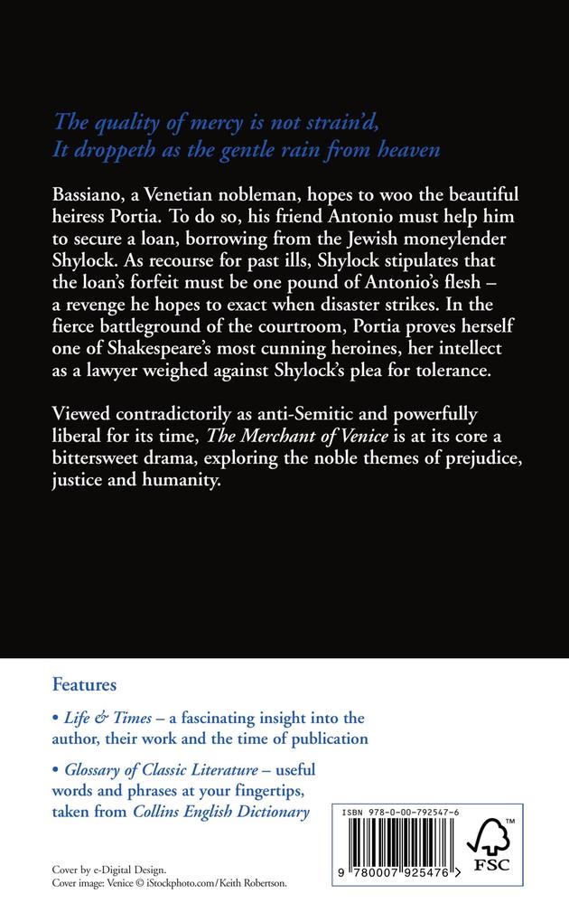 Weitere Ansicht: The Merchant of Venice | William Shakespeare