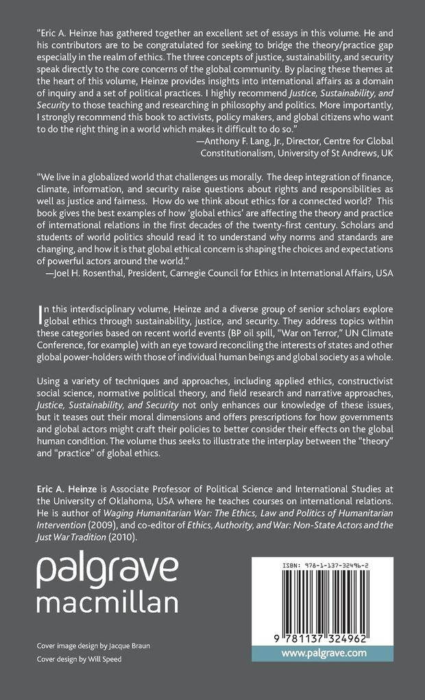 Weitere Ansicht: Justice, Sustainability, and Security