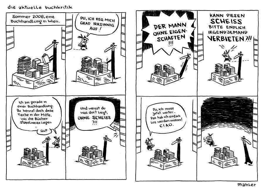 Weitere Ansicht: Der Mann ohne Eigenschaften | Nicolas Mahler