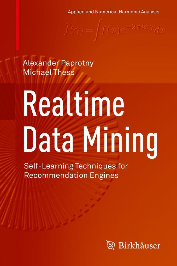 Produktbild: Realtime Data Mining | Alexander Paprotny, Michael Thess