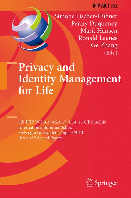 Weitere Ansicht: Privacy and Identity Management for Life