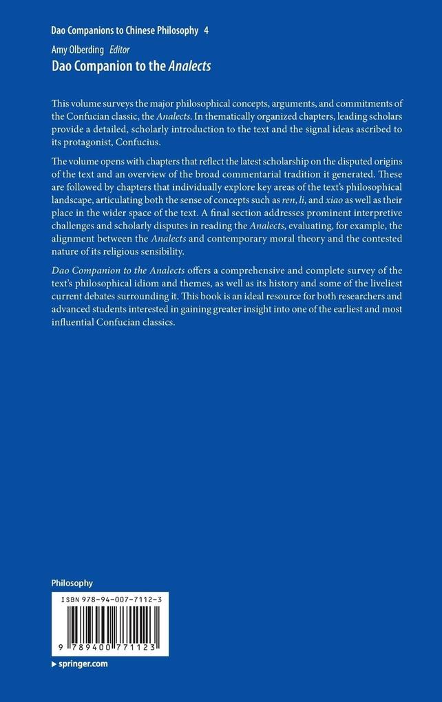 Weitere Ansicht: Dao Companion to the Analects