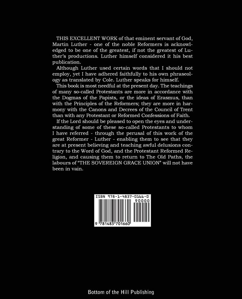 Weitere Ansicht: The Bondage of the Will | Martin Luther