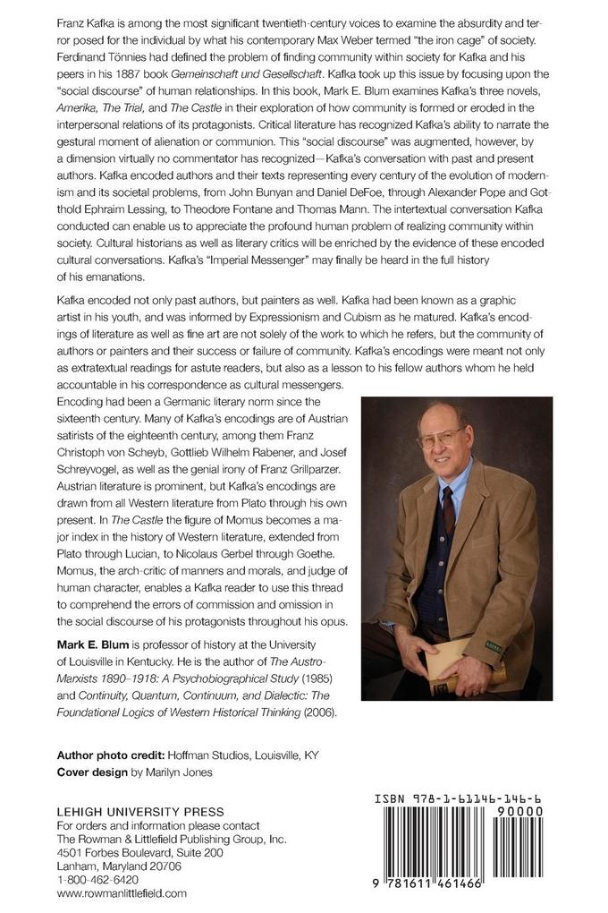 Weitere Ansicht: Kafka's Social Discourse | Mark E. Blum