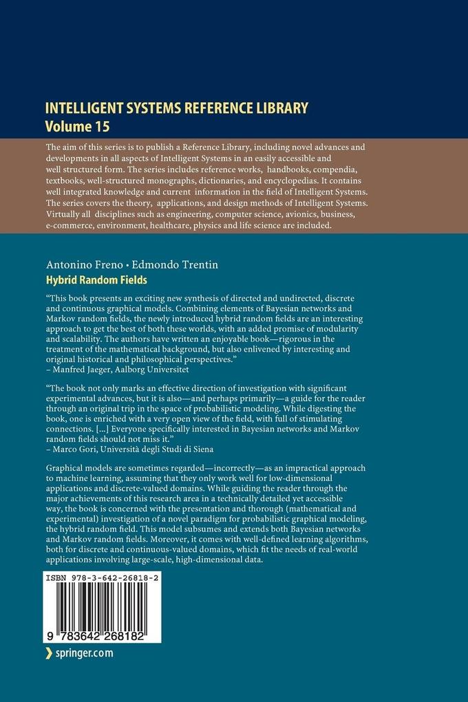 Weitere Ansicht: Hybrid Random Fields | Antonino Freno, Edmondo Trentin