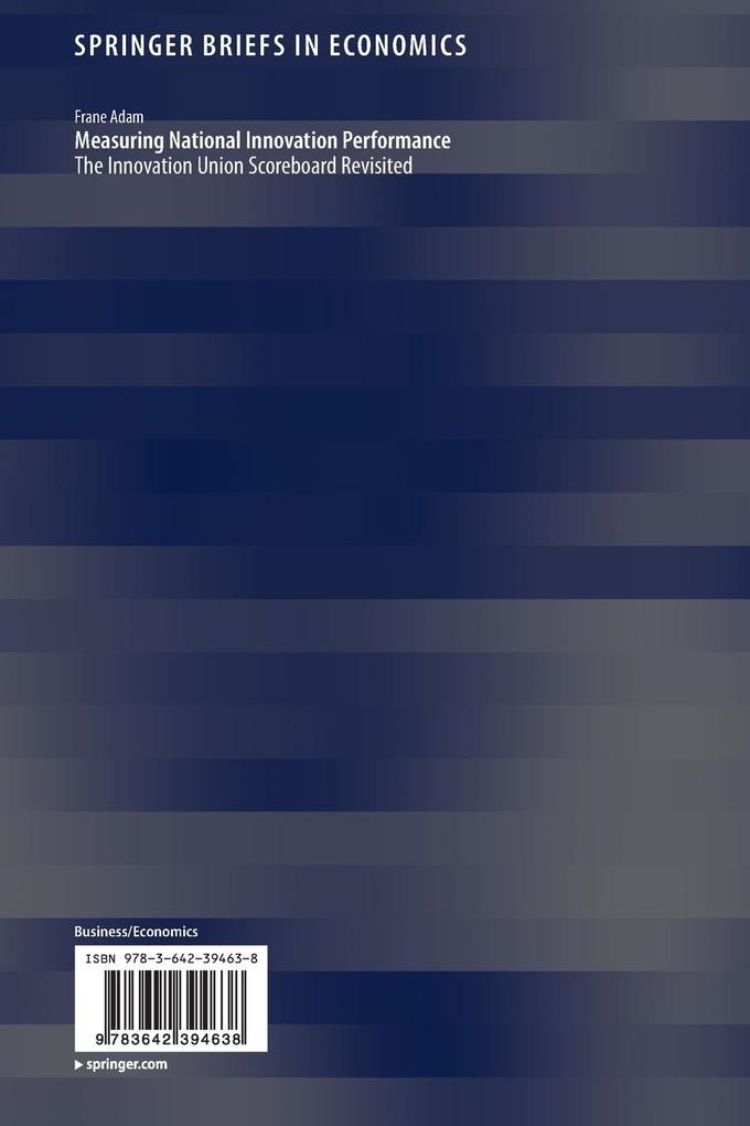 Weitere Ansicht: Measuring National Innovation Performance | Frane Adam