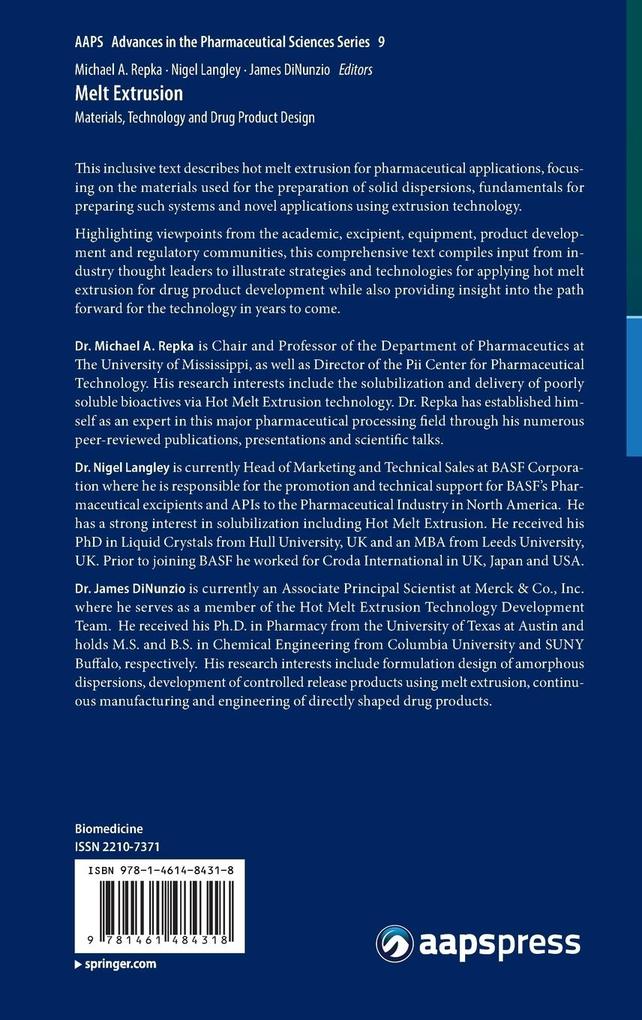 Weitere Ansicht: Melt Extrusion