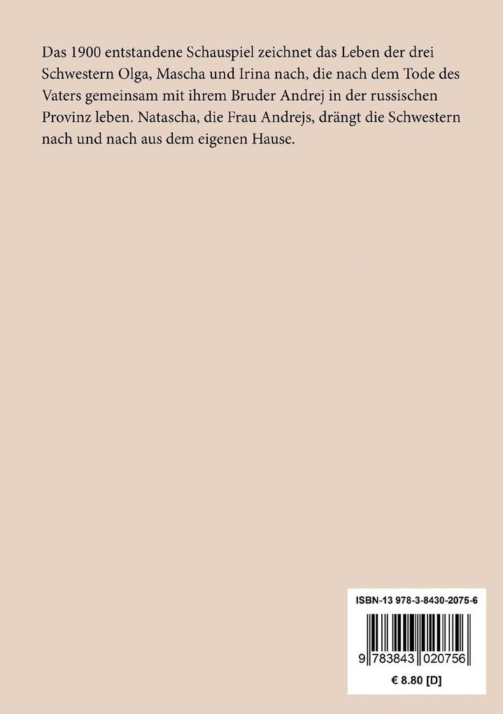 Weitere Ansicht: Drei Schwestern | Anton Pawlowitsch Tschechow