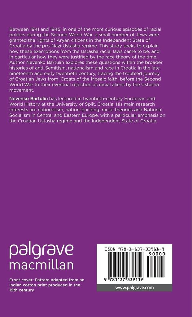 Weitere Ansicht: Honorary Aryans | N. Bartulin