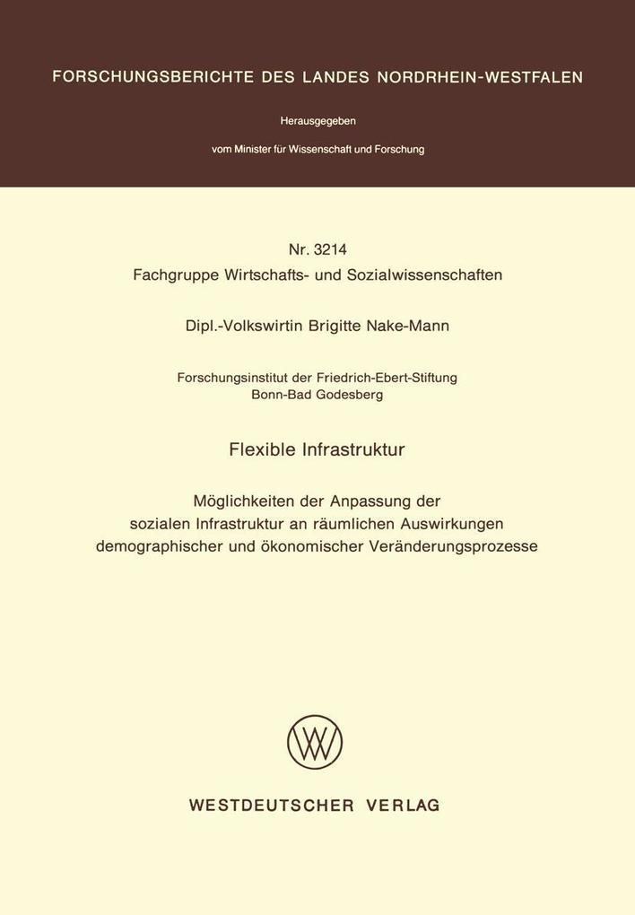 Produktbild: Flexible Infrastruktur | Brigitte Nake-Mann