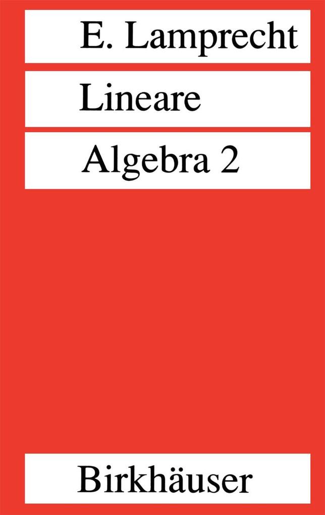 Produktbild: Lineare Algebra 2 | Erich Lamprecht