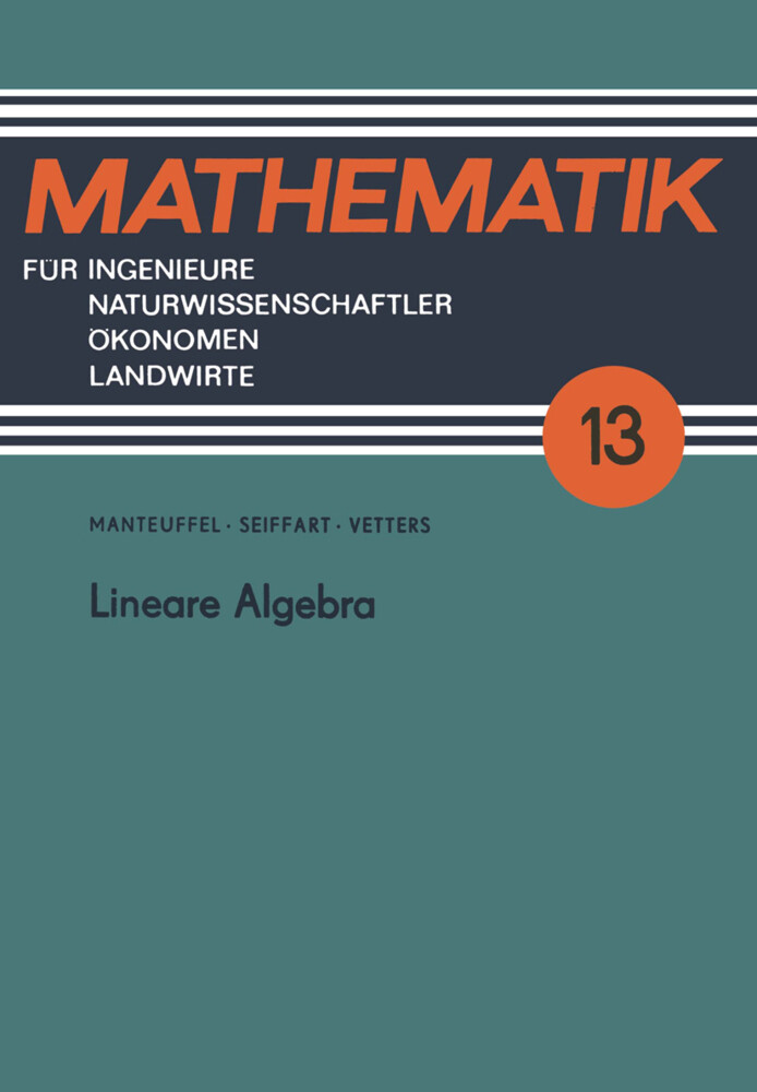 Produktbild: Lineare Algebra | Egon Seiffart, Klaus Vetters