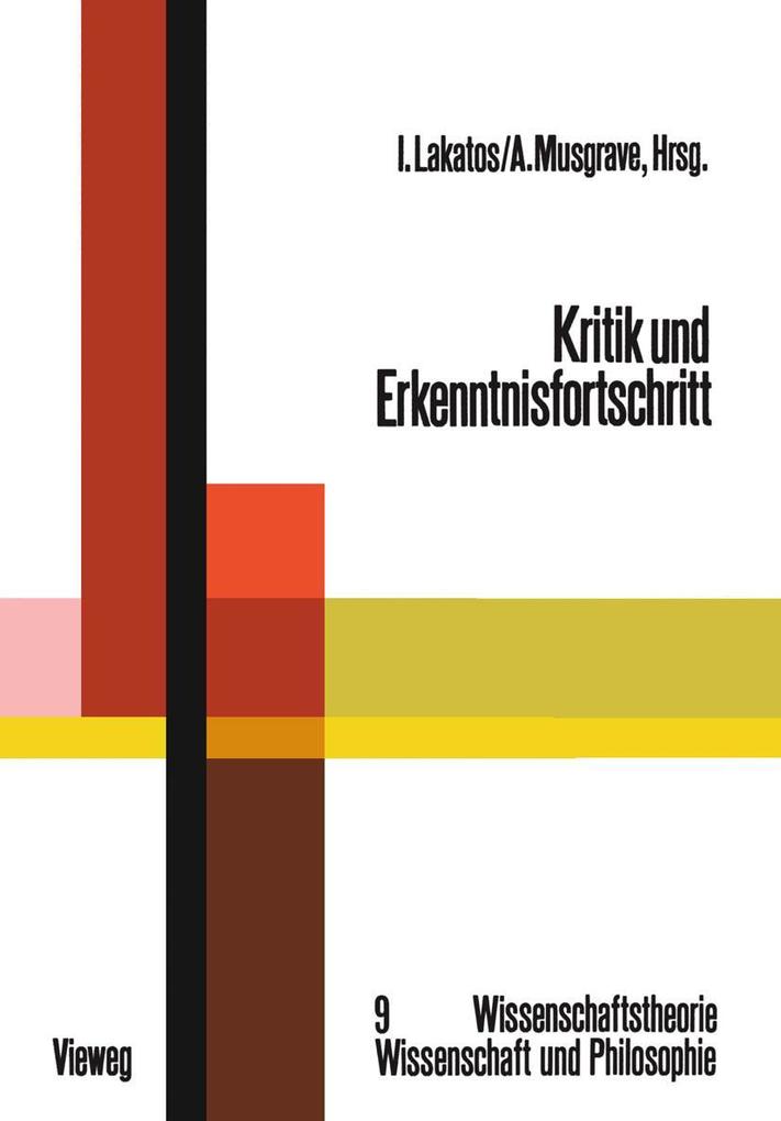 Produktbild: Kritik und Erkenntnisfortschritt | Imre Lakatos, Alan Musgrave
