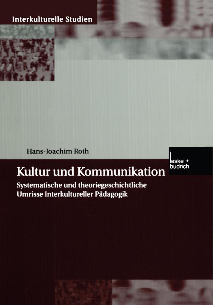 Produktbild: Kultur und Kommunikation | Hans-Joachim Roth