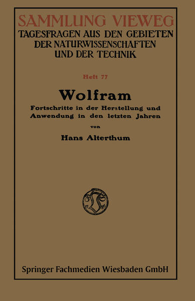 Produktbild: Wolfram | Hans Alterthum