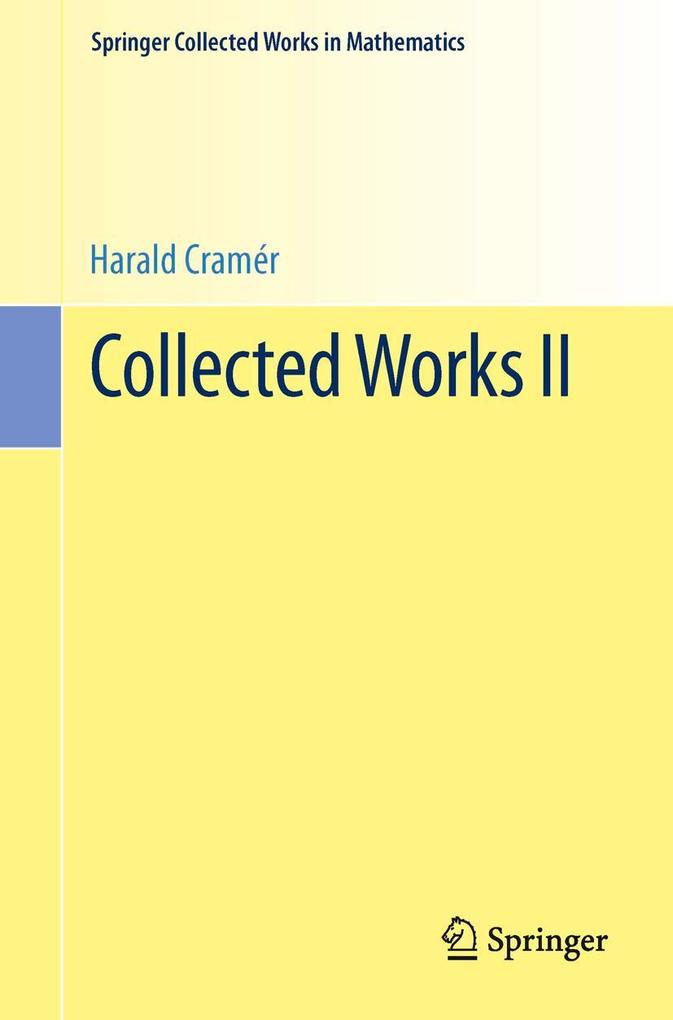Produktbild: Collected Works II | Harald Cramér