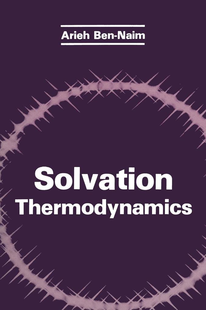 Produktbild: Solvation Thermodynamics | Arieh Y. Ben-Naim
