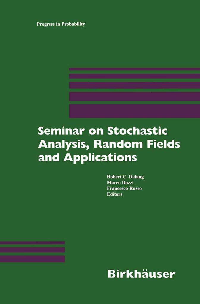 Produktbild: Seminar on Stochastic Analysis, Random Fields and Applications