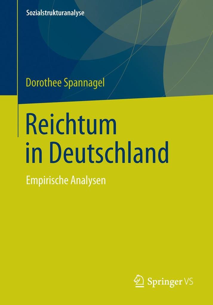 Produktbild: Reichtum in Deutschland | Dorothee Spannagel