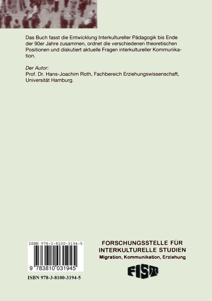Weitere Ansicht: Kultur und Kommunikation | Hans-Joachim Roth