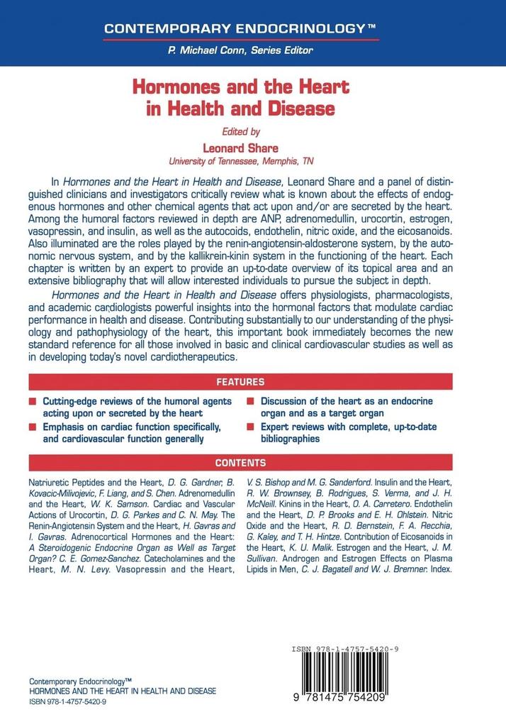 Weitere Ansicht: Hormones and the Heart in Health and Disease