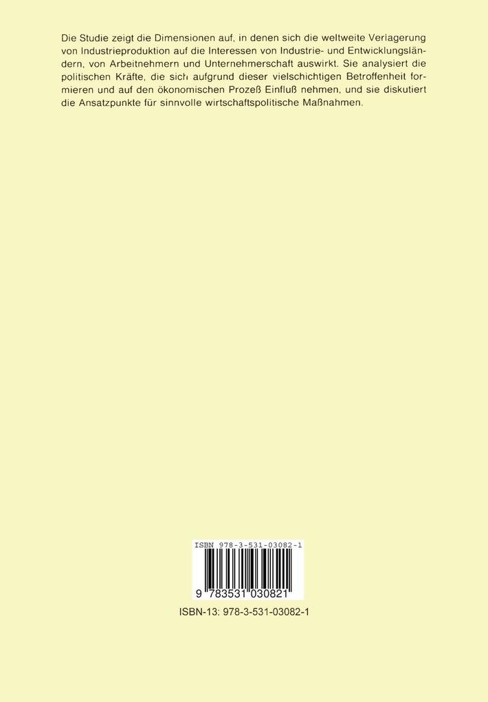 Weitere Ansicht: Industrieexporte aus Entwicklungsländern im weltwirtschaftlichen Interessenkonflikt | Alfred Pfaller