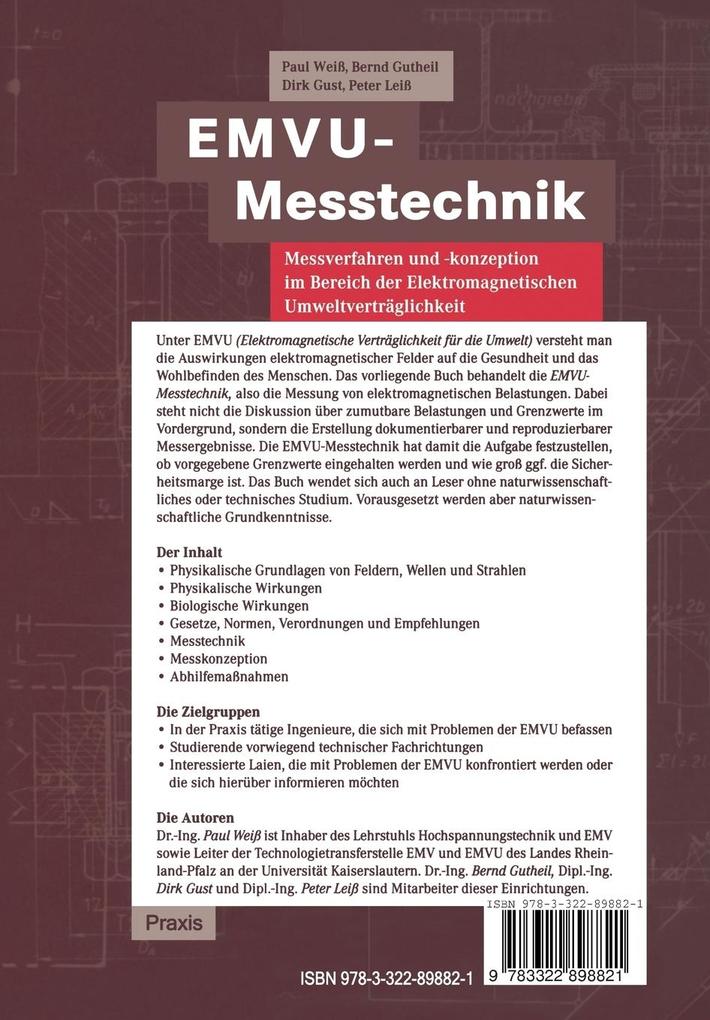 Weitere Ansicht: EMVU-Messtechnik | Dirk Gust, Bernd Gutheil, Peter Leiß, Paul Weiß