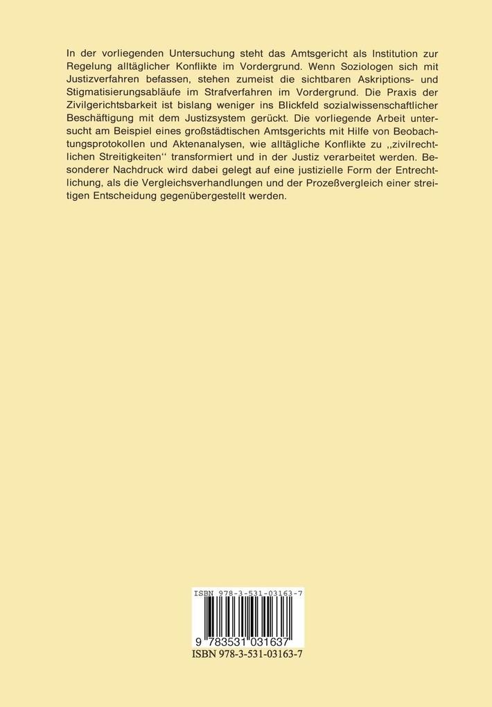 Weitere Ansicht: Der Vergleich im Zivilprozeß | Klaus F. Röhl