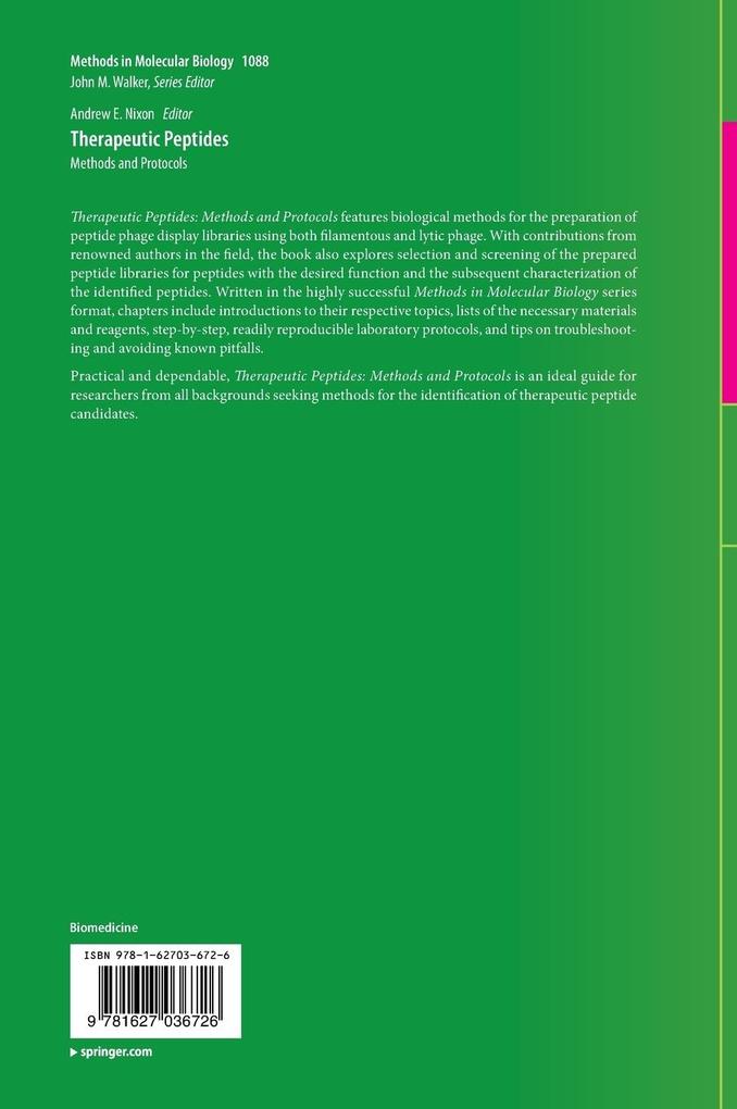 Weitere Ansicht: Therapeutic Peptides