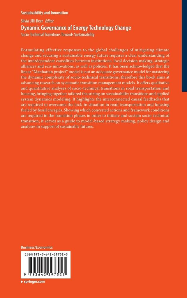 Weitere Ansicht: Dynamic Governance of Energy Technology Change