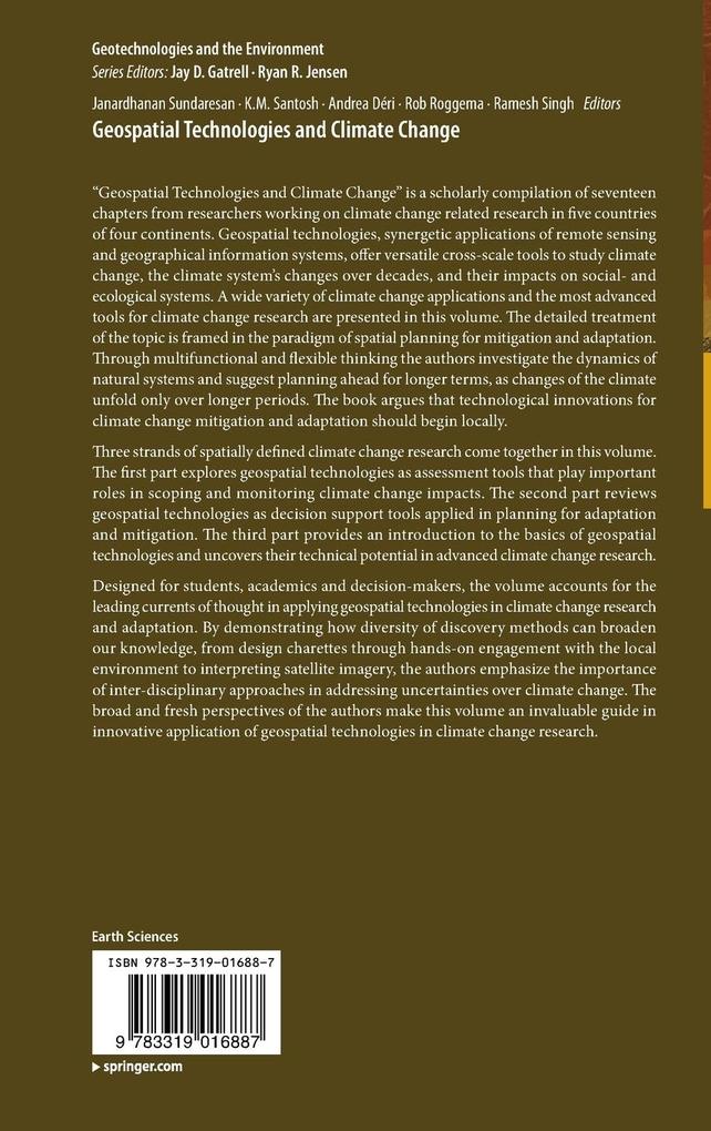 Weitere Ansicht: Geospatial Technologies and Climate Change