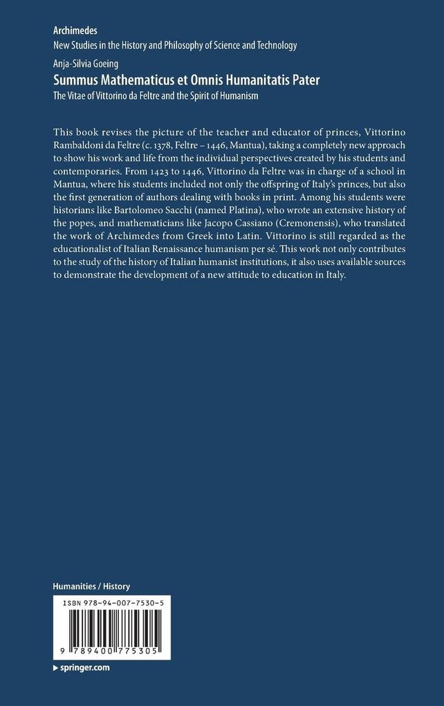 Weitere Ansicht: Summus Mathematicus et Omnis Humanitatis Pater | Anja-Silvia Goeing