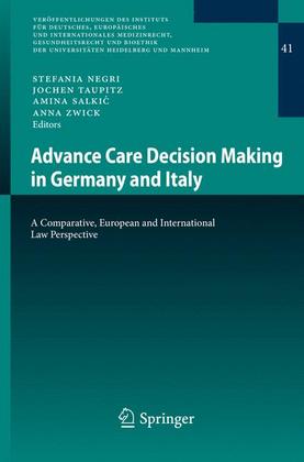 Weitere Ansicht: Advance Care Decision Making in Germany and Italy