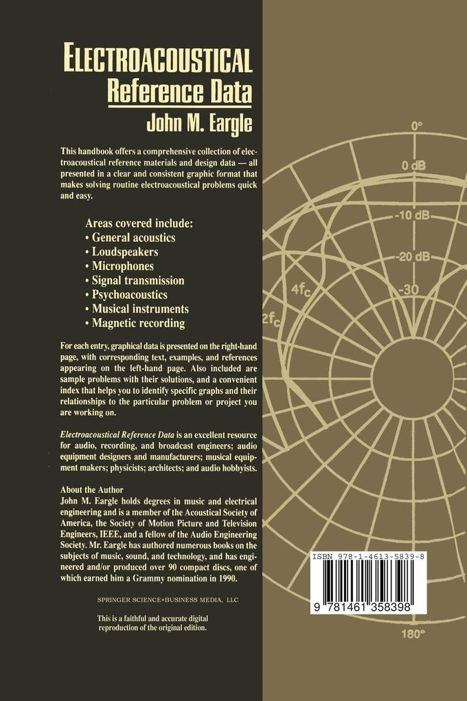 Weitere Ansicht: Electroacoustical Reference Data