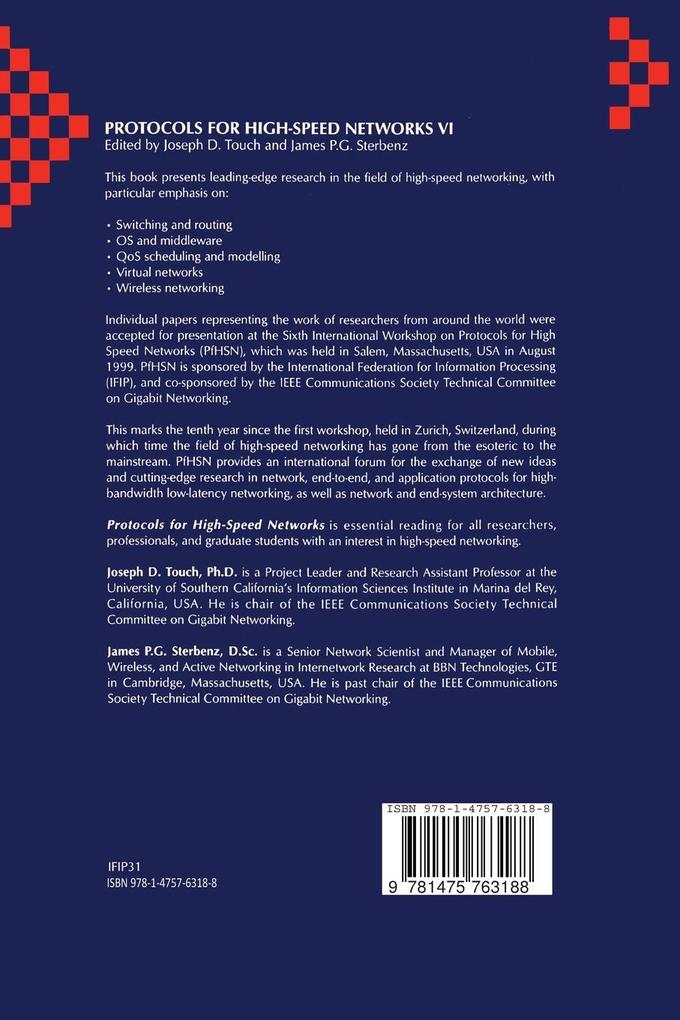 Weitere Ansicht: Protocols for High-Speed Networks VI