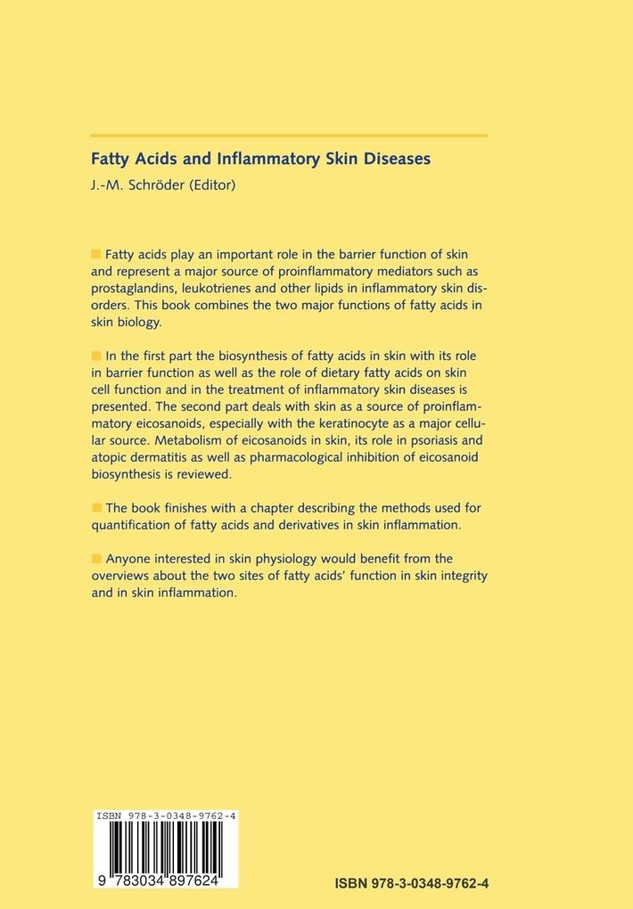 Weitere Ansicht: Fatty Acids and Inflammatory Skin Diseases