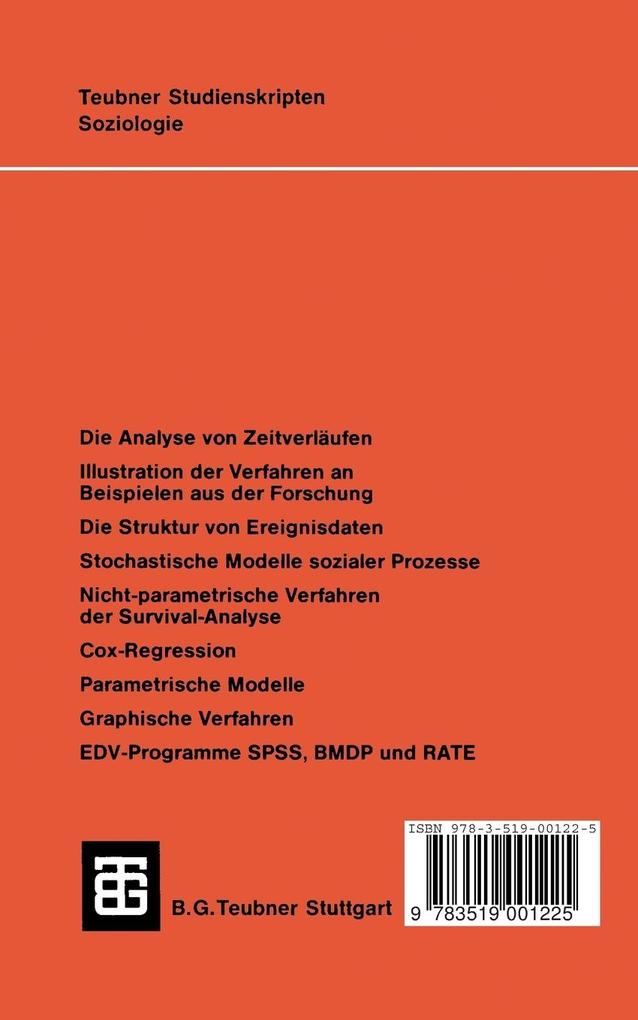 Weitere Ansicht: Methoden zur Analyse von Zeitverläufen | P. Mitter