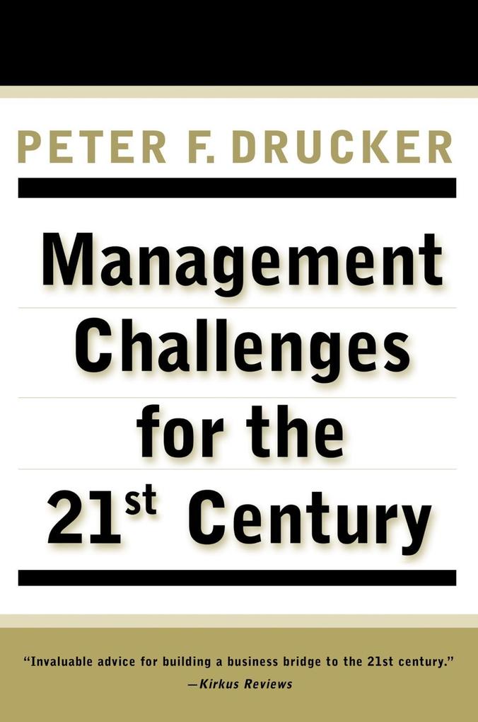 Produktbild: MANAGEMENT CHALLENGES for the 21st Century | Peter F. Drucker