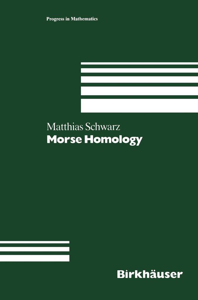 Produktbild: Morse Homology | Schwarz