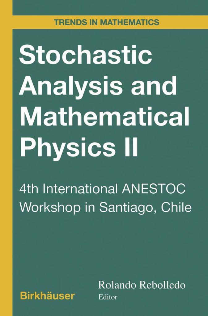 Produktbild: Stochastic Analysis and Mathematical Physics II
