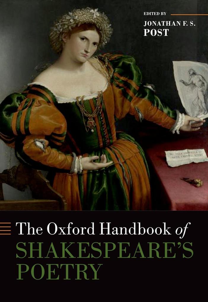 Produktbild: The Oxford Handbook of Shakespeare's Poetry