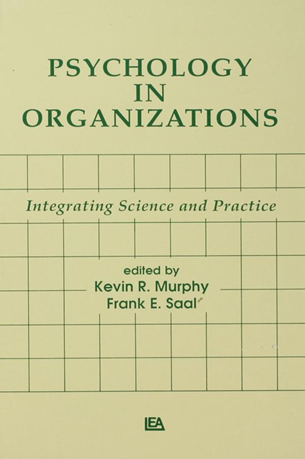 Produktbild: Psychology in Organizations